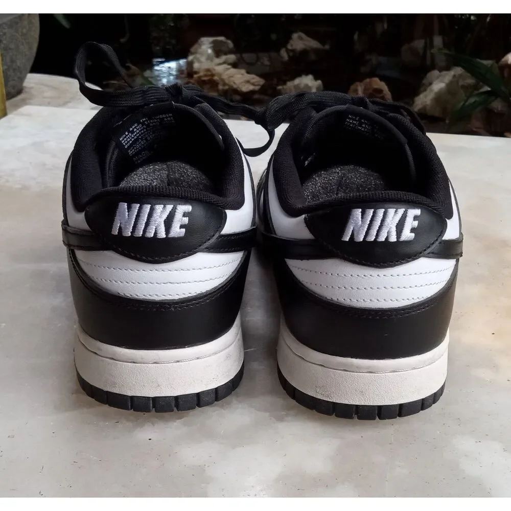 Nike Dunk Low Panda Black and White Sneakers Men's sz. 10.5